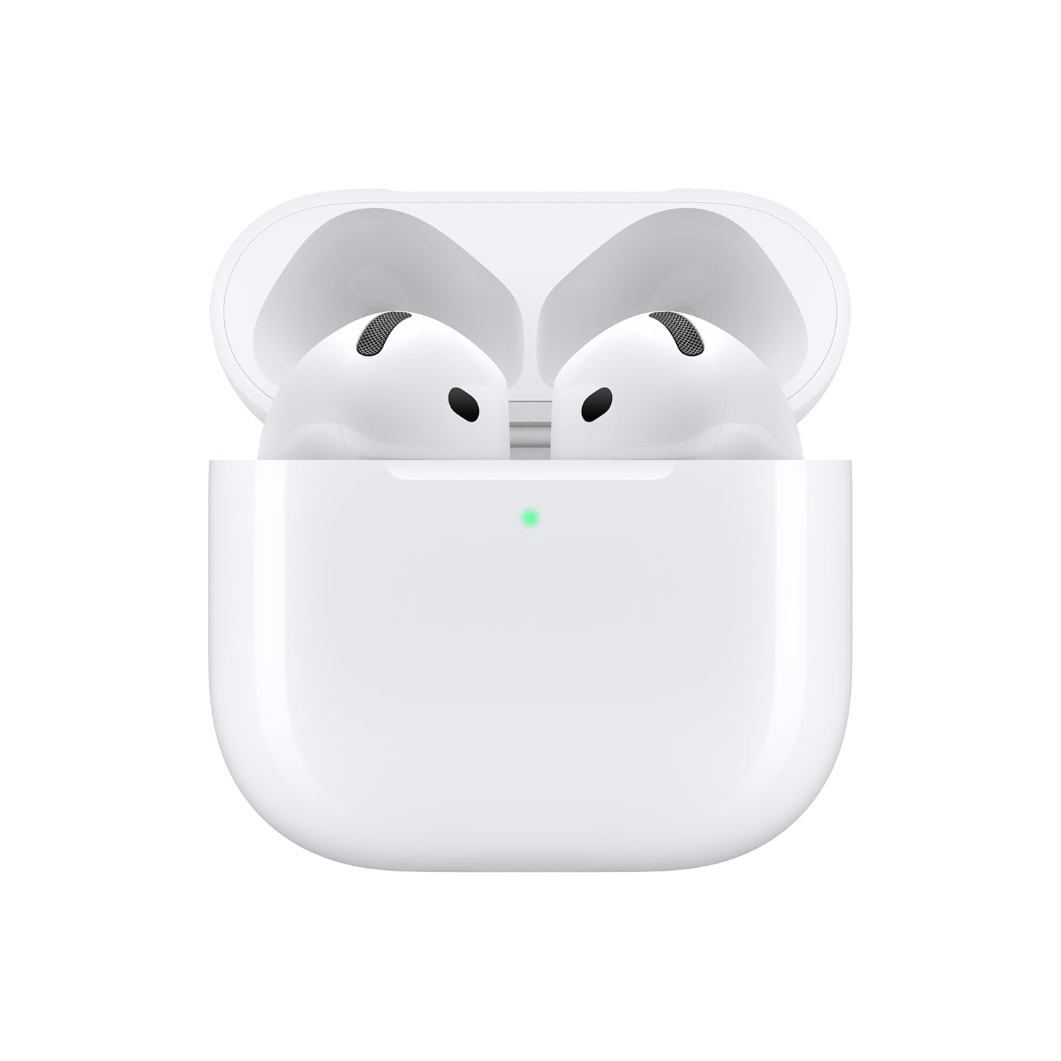 Apple AirPods 4 Wireless Earbuds, Bluetooth Headphones, with Active Noise Cancellation, Adaptive Audio, Transparency Mode, Personalised Spatial Audio, USB-C Charging Case, Wireless Charging, H2 Chip