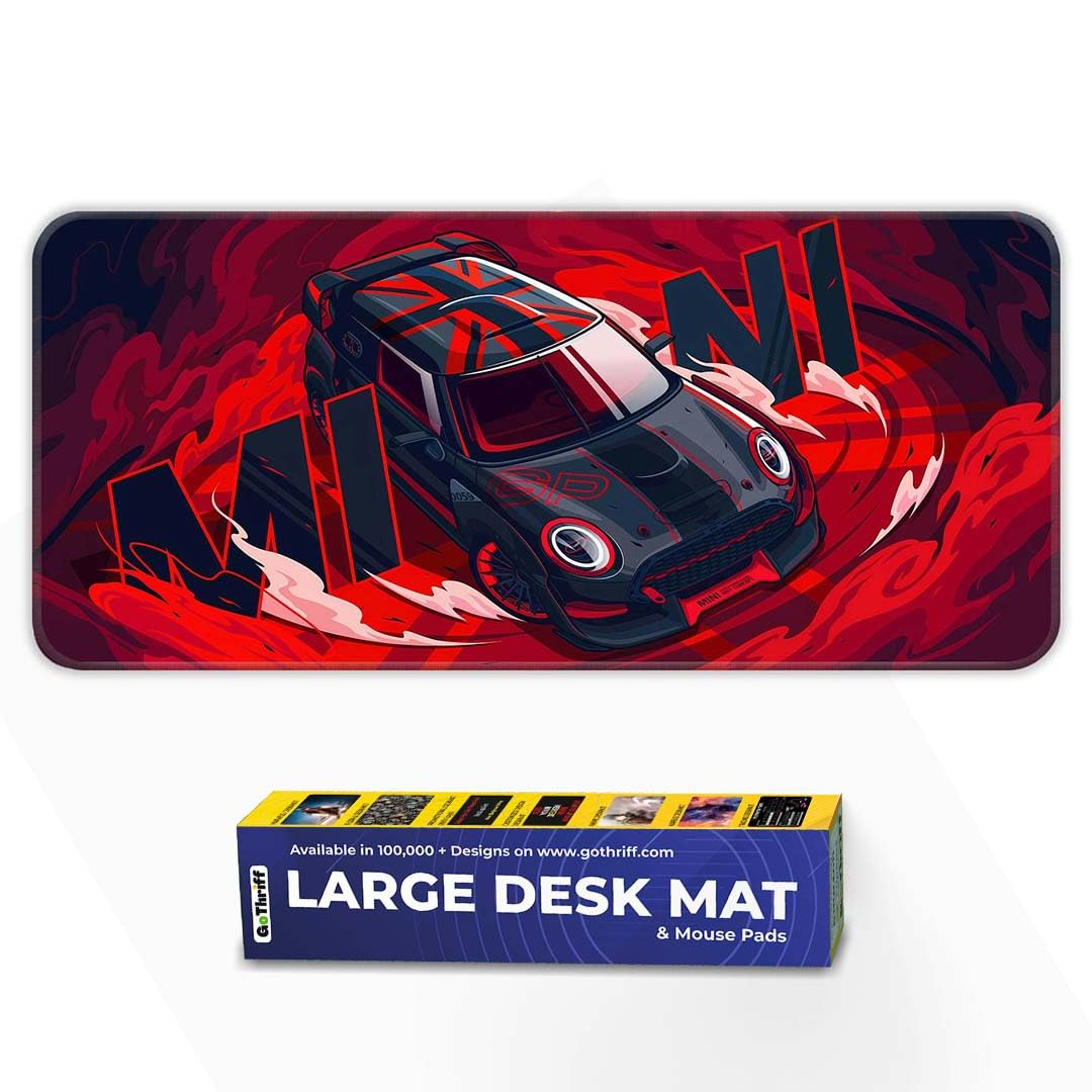 BeeMW Gaming Mouse Pad 60X30CM - Extended Large with Stitched Edges, Non-Slip Rubber Base, Perfect for Setup, PC & Gaming Accessories - Long DeskPad