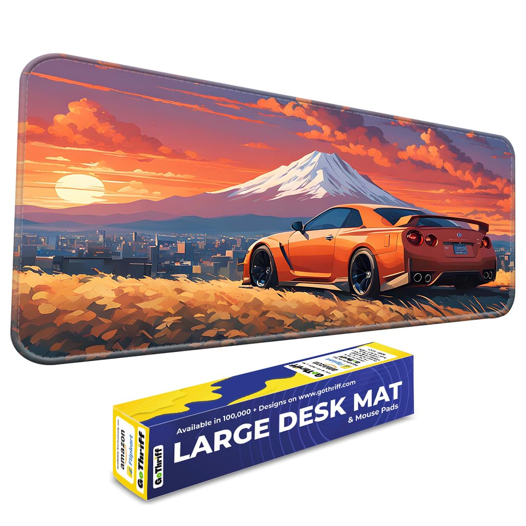 BeeMW Gaming Mouse Pad 60X30CM - Extended Large with Stitched Edges, Non-Slip Rubber Base, Perfect for Setup, PC & Gaming Accessories - Long DeskPad