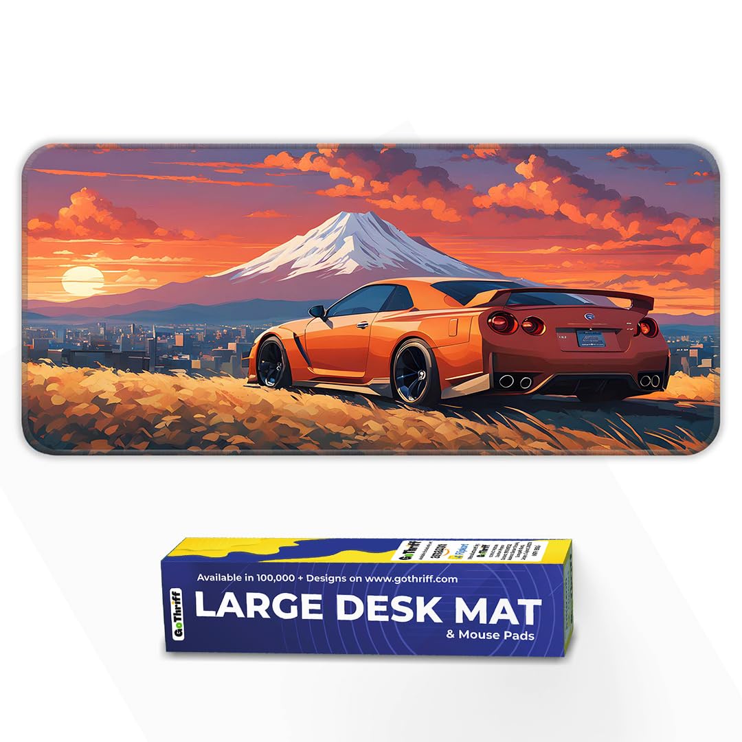 BeeMW Gaming Mouse Pad 60X30CM - Extended Large with Stitched Edges, Non-Slip Rubber Base, Perfect for Setup, PC & Gaming Accessories - Long DeskPad