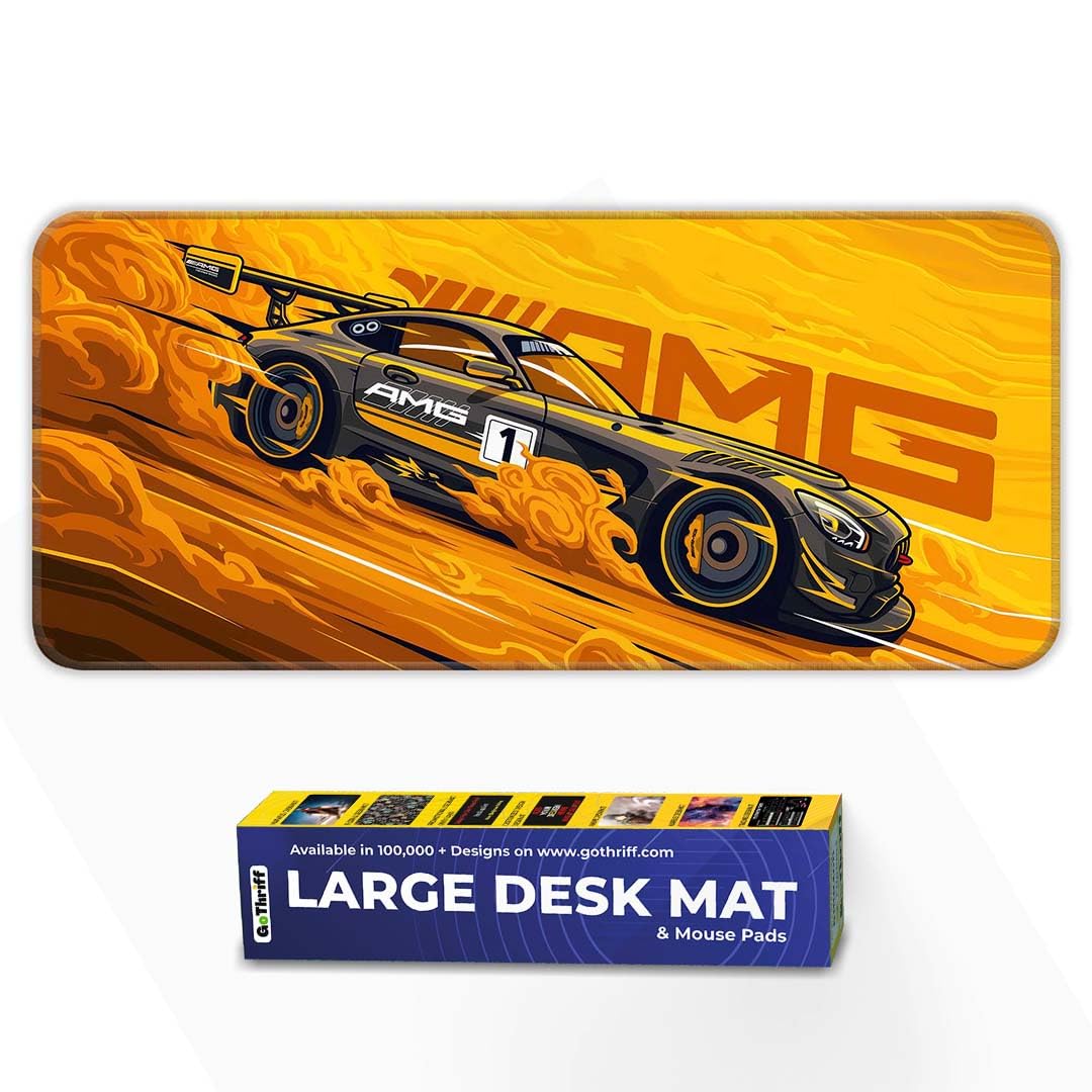 BeeMW Gaming Mouse Pad 60X30CM - Extended Large with Stitched Edges, Non-Slip Rubber Base, Perfect for Setup, PC & Gaming Accessories - Long DeskPad
