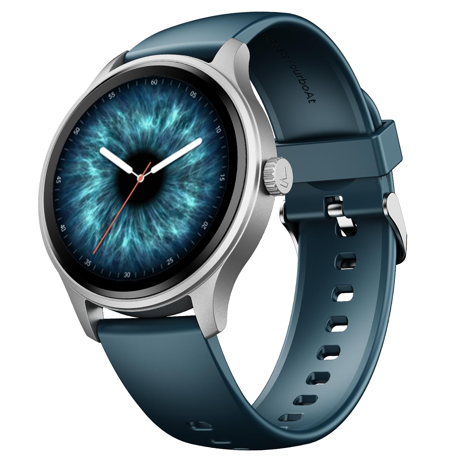 Boat Lunar Discovery w/ 1.39" (3.5 cm) HD Display, Turn-by-Turn Navigation, DIY Watch Face Studio, Bluetooth Calling, Emergency SOS, QR Tray, Smart Watch for Men & Women(Active Black)