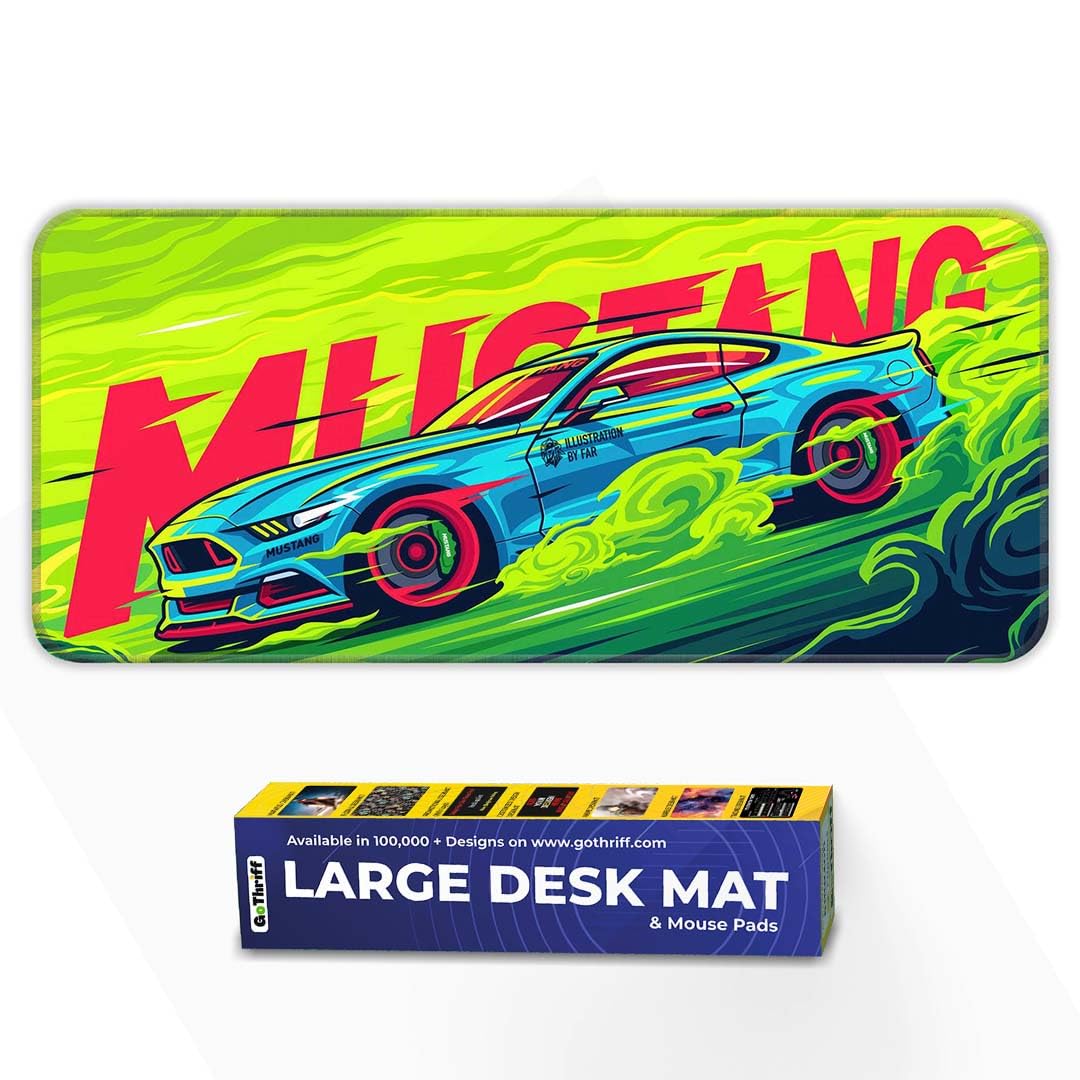 BeeMW Gaming Mouse Pad 60X30CM - Extended Large with Stitched Edges, Non-Slip Rubber Base, Perfect for Setup, PC & Gaming Accessories - Long DeskPad