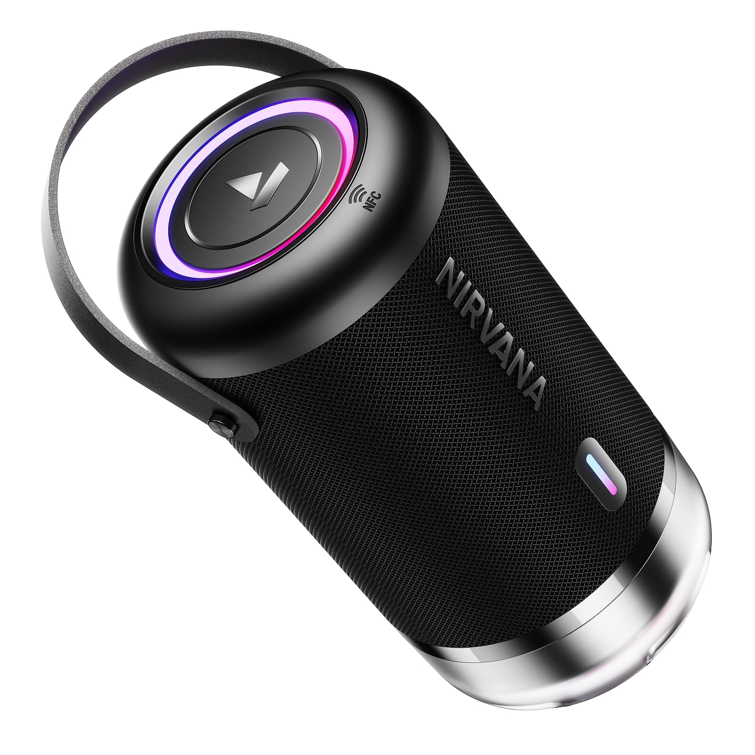 Boat 2026 Launch Nirvana Luxe,360- Surround, Spatial Audio, 100W, 15hrs Battery, Broadcast, App Support, NFC Pairing (Android), Bluetooth Speaker, Wireless Speaker, Portable Speaker (Ivory White)