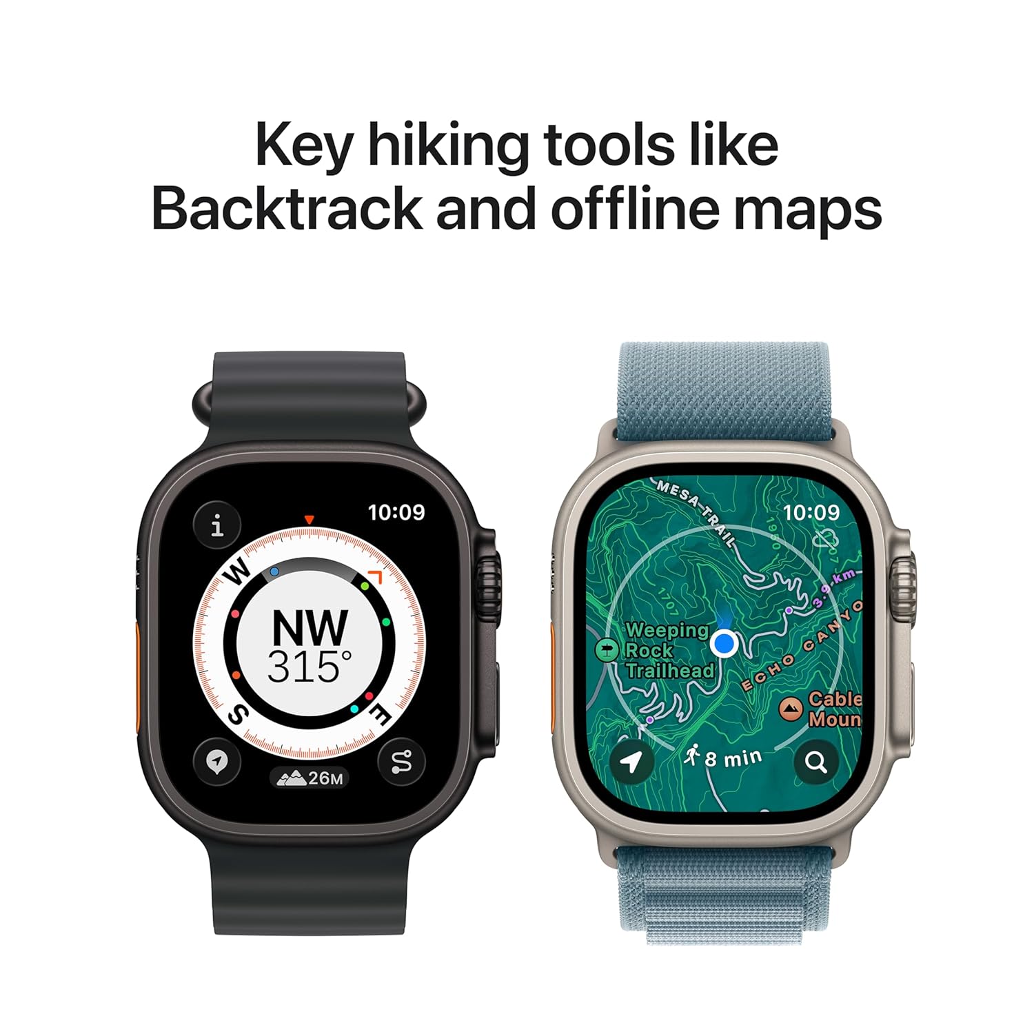 Apple Watch Ultra 3 GPS + Cellular 49mm Black Titanium Case with Black Ocean Band