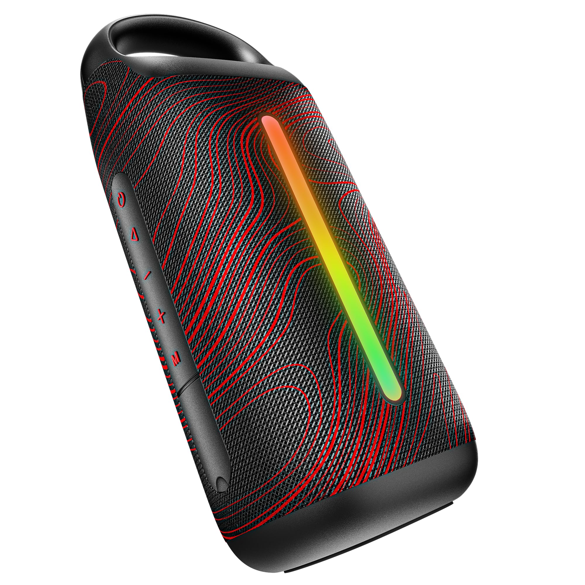 Boat 2025 Launch Stone Arc Pro Plus, Spatial Audio, 45W Signature Sound, 78mm Drivers,12 Hrs Battery, Broadcast & App Support, Bluetooth Speaker, Wireless Speaker, Portable Speaker (Raging Black)